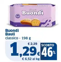 Sigma Buondì Bauli offerta