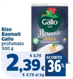 Sigma Riso Basmati Gallo offerta