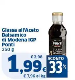 Sigma Glassa all'Aceto Balsamico di Modena IGP Ponti offerta