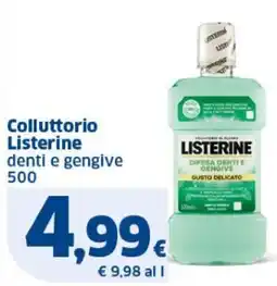 Sigma Colluttorio Listerine denti e gengive offerta