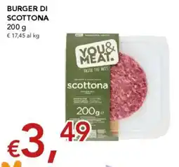 Migross Supermercati e Market Burger di scottona offerta
