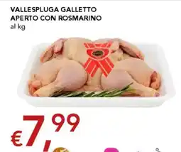 Migross Supermercati e Market Vallespluga galletto aperto con rosmarino offerta