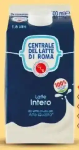 Tigre Latte Intero Centrale Latte Roma offerta