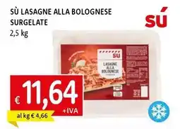 Famila Superstore Sù lasagne alla bolognese surgelate offerta