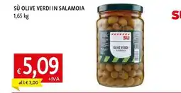 Famila Superstore Sù olive verdi in salamoia offerta