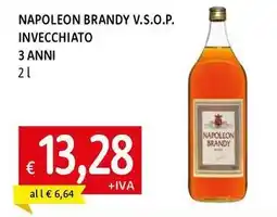 Famila Superstore Napoleon brandy v.s.o.p. invecchiato 3 anni offerta