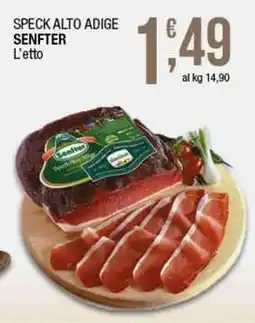 Sidis Speck alto adige SENFTER offerta