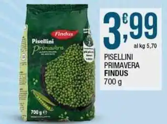 Sidis Pisellini primavera FINDUS offerta