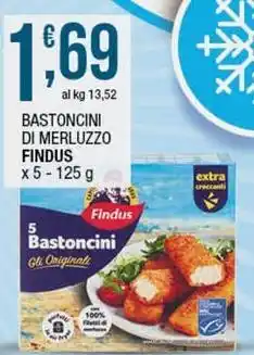 Sidis Bastoncini di merluzzo FINDUS offerta