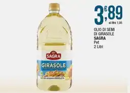 Sidis Olio di semi di girasole SAGRA offerta