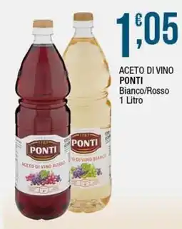 Sidis Aceto di vino ponti bianco/rosso offerta
