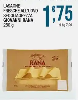 Sidis Lasagne fresche all'uovo sfogliagrezza GIOVANNI RANA offerta