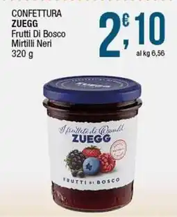 Sidis Confettura zuegg frutti di bosco mirtilli neri offerta