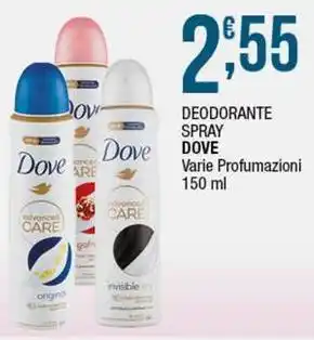 Sidis Deodorante spray DOVE offerta