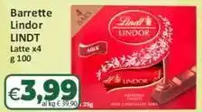 Sidis Barrette lindor lindt latte x4 offerta