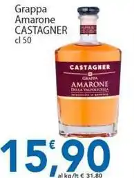 Sidis Grappa Amarone CASTAGNER offerta