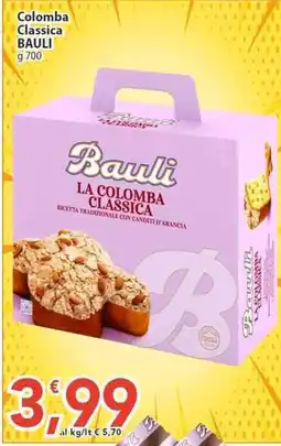 Sidis Colomba Classica BAULI offerta
