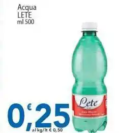 Sidis Acqua LETE offerta