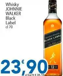 Sidis Whisky JOHNNIE WALKER Black Label offerta