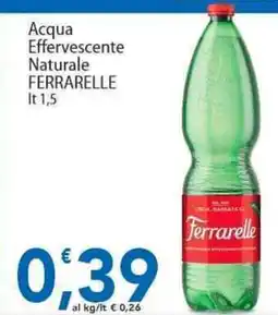 Sidis Acqua Effervescente Naturale FERRARELLE offerta