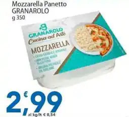 Sidis Mozzarella Panetto GRANAROLO offerta