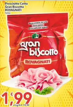 Sidis Prosciutto Cotto Gran Biscotto ROVAGNATI offerta
