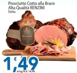 Sidis Prosciutto Cotto alla Brace Alta Qualità RENZINI offerta