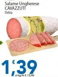 Sidis Salame Ungherese CAVAZZUTI offerta