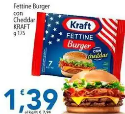 Sidis Fettine Burger con Cheddar KRAFT offerta