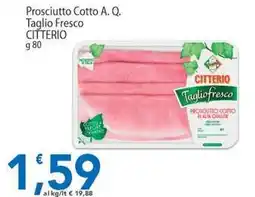 Sidis Prosciutto Cotto A. Q. Taglio Fresco CITTERIO offerta