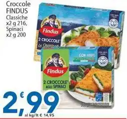 Sidis Croccole Findus Classiche, Spinaci offerta