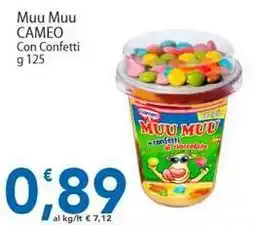 Sidis Muu Muu Cameo Con Confetti offerta