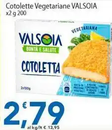 Sidis Cotolette Vegetariane VALSOIA offerta