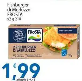 Sidis Fishburger di Merluzzo FROSTA offerta