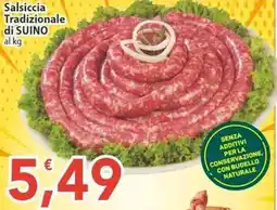 Sidis Salsiccia Tradizionale di SUINO offerta