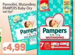 Sidis Pannolini, Mutandino Pampers Baby-Dry offerta
