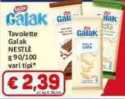 Sidis Tavolette Galak NESTLE offerta