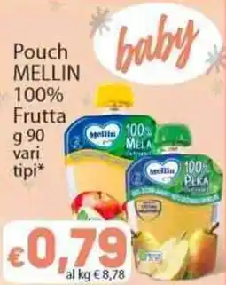 Sidis Pouch Mellin 100% Frutta offerta