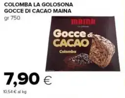 Tigre Colomba la golosona gocce di cacao MAINA offerta