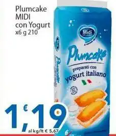 Sidis Plumcake Midi con Yogurt offerta