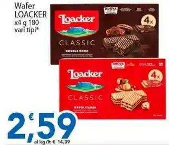 Sidis Wafer LOACKER offerta