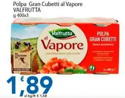 Sidis Polpa Gran Cubetti al Vapore VALFRUTTA offerta