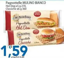 Sidis Pagnottelle Mulino Bianco, Hot Dog, Classiche offerta