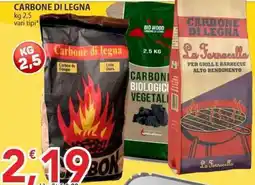 Sidis Carbone di legna offerta