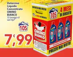 Sidis Detersivo Liquido Concentrato OMINO BIANCO offerta