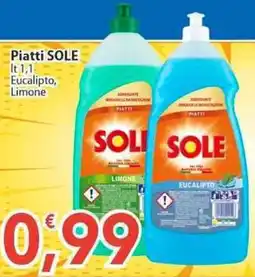 Sidis Piatti Sole, Eucalipto, Limone offerta