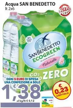 Sidis Acqua SAN BENEDETTO offerta