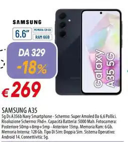 Galassia SAMSUNG A35 offerta