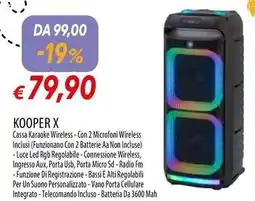 Galassia KOOPER X offerta