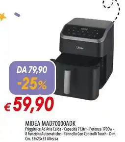 Galassia MIDEA MAD70000ADK offerta
